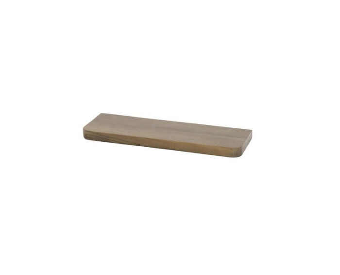 Wandplank 60 Carve - Massief acacia drift brown