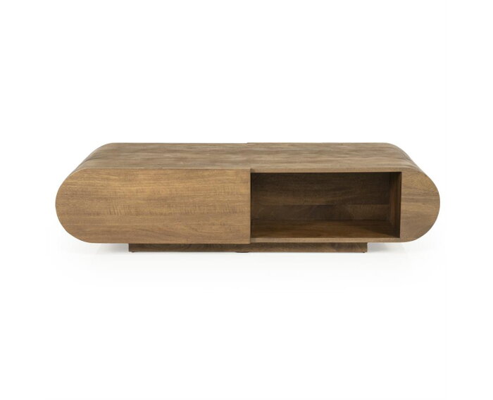 Salontafel King 130x60cm - bruin | Eleonora