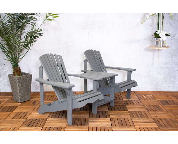 Adiron deck Duo bank Grau