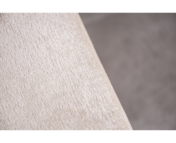 BY-OLAF Hoekbank Elvano met Chaise Longue - links of rechts – Champagne Stof Loris 01 – 218x152 cm