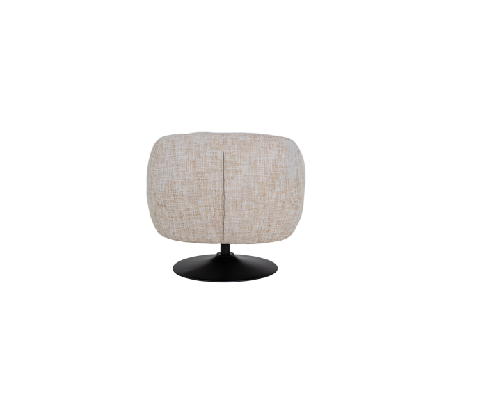 Barga Fauteuil - fabric TED 24 off white (draaibaar)