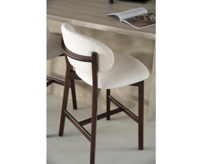 Barstoel Mikky bruin - beige | Eleonora