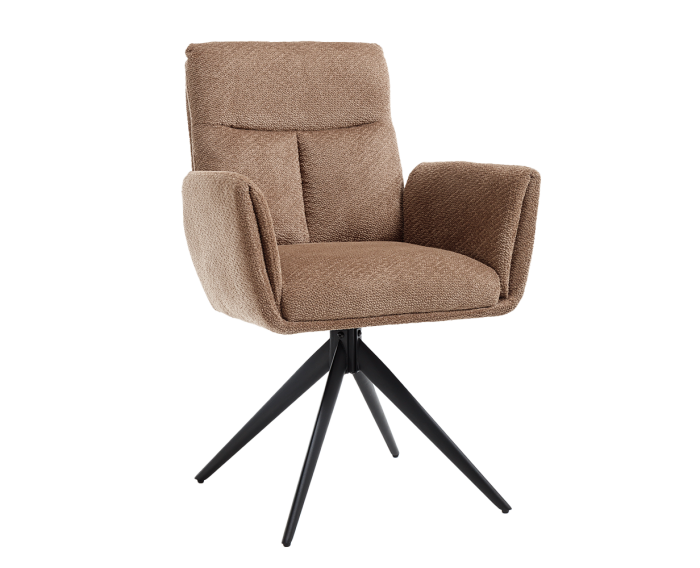 Varzo Armstoel - Toro 45 mocca (draaibaar)