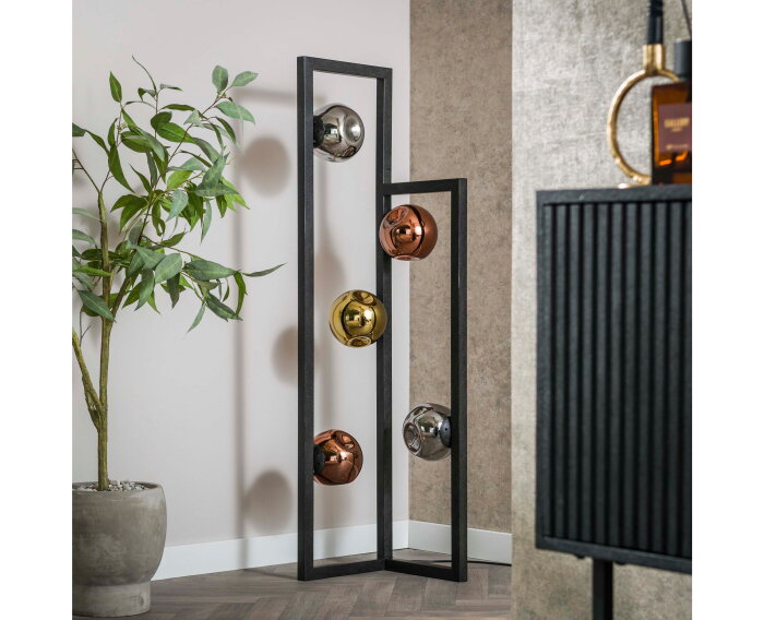 Vloerlamp 5L stellar - Artic zwart