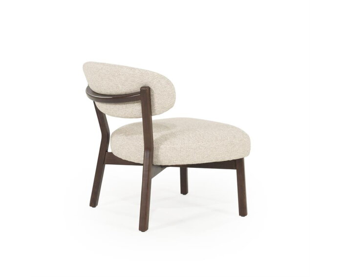 Fauteuil Mikky bruin - taupe | Eleonora