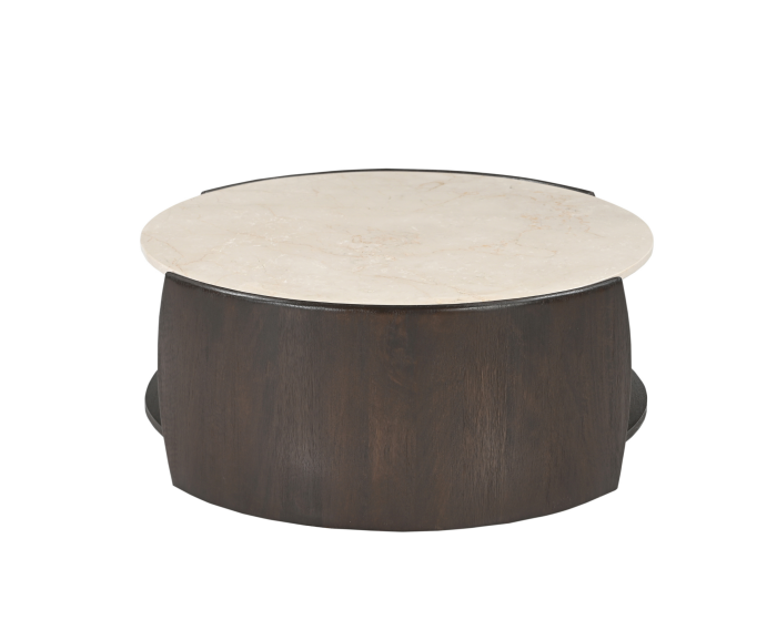 Salontafel Rune Botticino marmer 80 cm