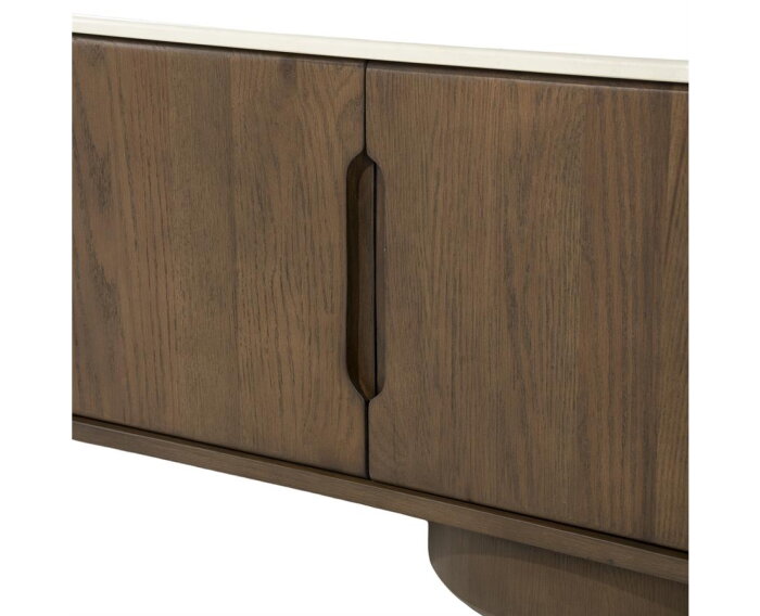 TV meubel Leandro 180x44cm - bruin | Eleonora