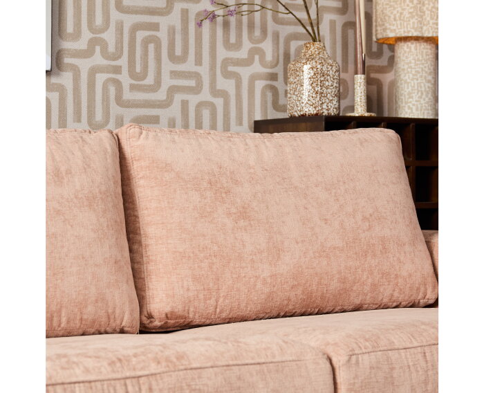 MySofa Alma Hoekbank Roze Divan Links+2,5 zits&nbsp;