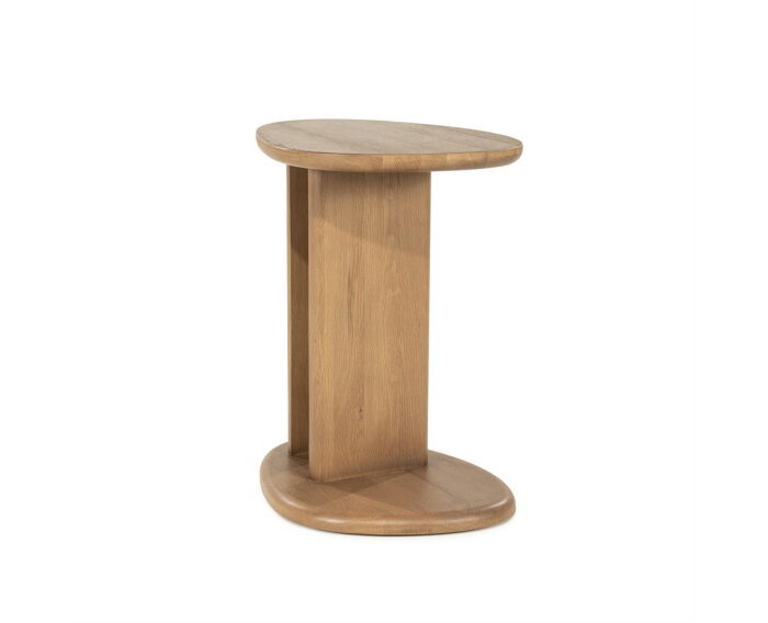 Bijzettafel Lori 46x35cm - lichtbruin | Eleonora