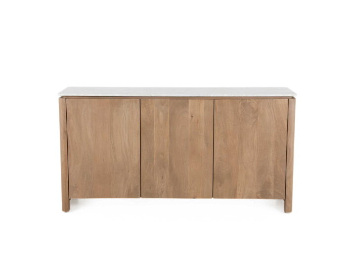 Bovenblad Tv meubel Dallas Beige Marmer 165 cm