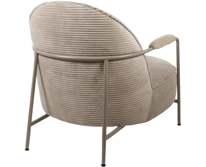 Elton fauteuil - Sand Frame - Rib - Sand - Unique Collection