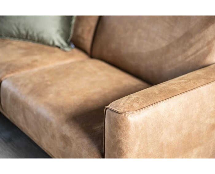 SEVN Liz modulaire bank - 3-zitsbank Bull Cognac - 187x87 cm - zelf samen te stellen
