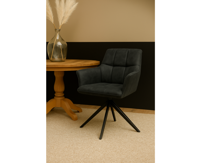 Eetkamerstoel Marly draaibaar - Bull Antraciet