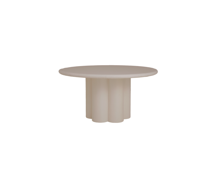 Melzo Bijzettafel rond beige 60 cm