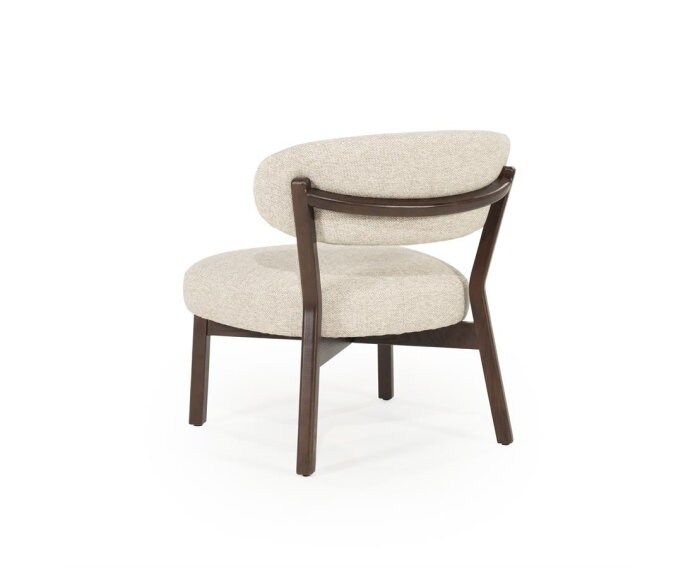 Fauteuil Mikky bruin - taupe | Eleonora