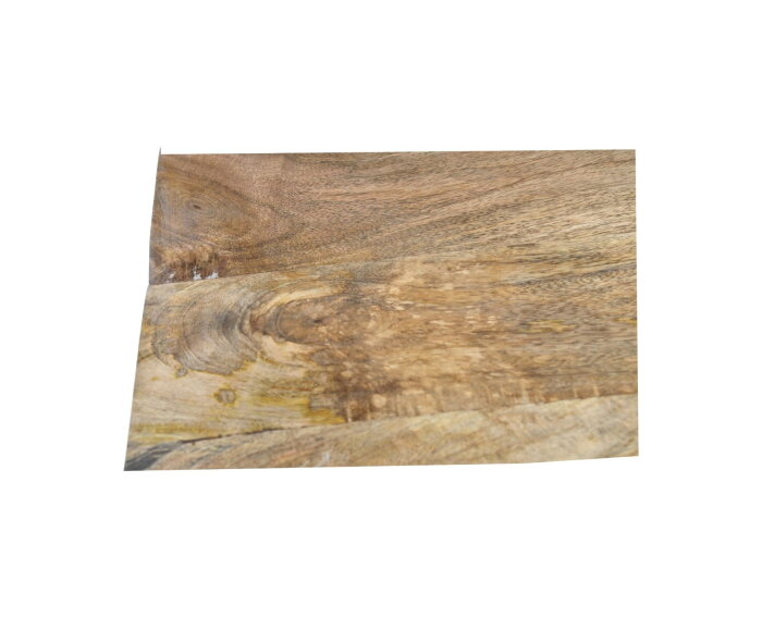 Opbergrek - 80x35x180 - Naturel/zwart - Mangohout/ijzer