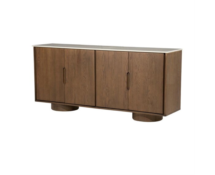 Dressoir Leandro 180x44cm - bruin | Eleonora
