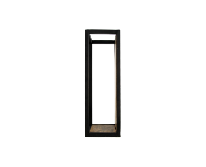 Wandbox Levels - 25x55 cm - mangohout/ijzer