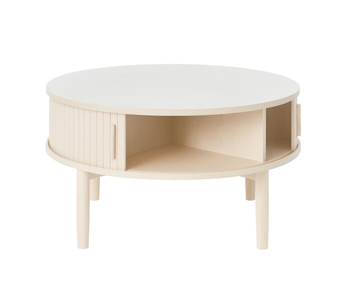 Salontafel META rond eikenhout Ø85 CM - Naturel