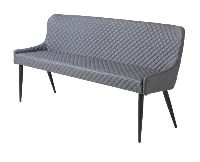 OTTOWA SOFA BENCH GREY PU