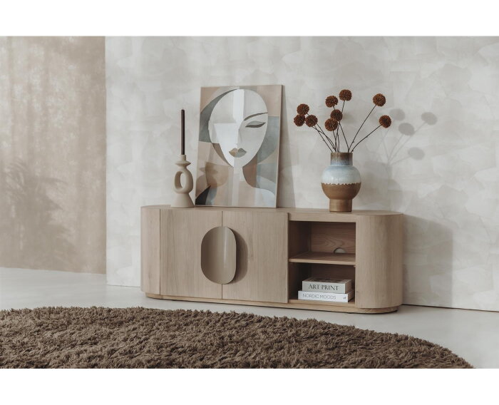 Tower Living Allure TV-meubel white wash 150 cm