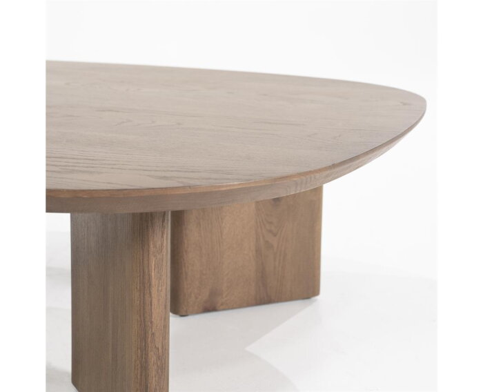 Salontafel Stef medium 100x100cm - bruin | Eleonora