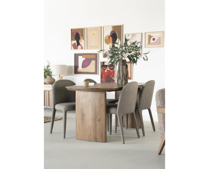 Eettafel Dex 180x90cm - bruin | Eleonora