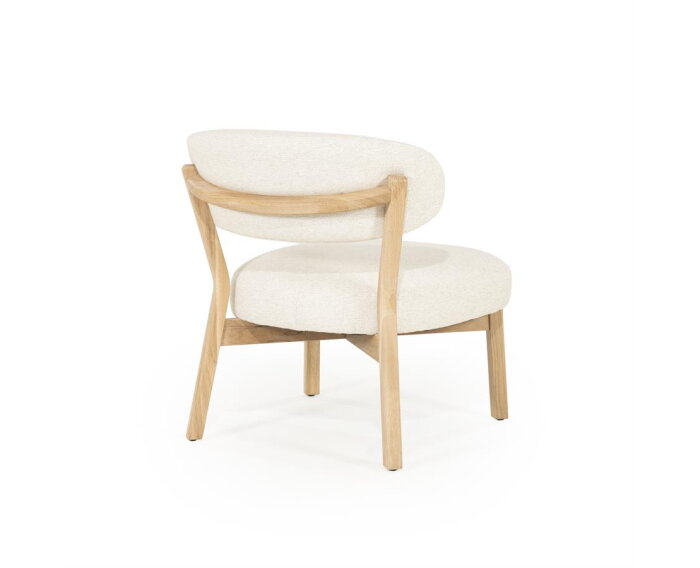 Fauteuil Mikky naturel - beige | Eleonora