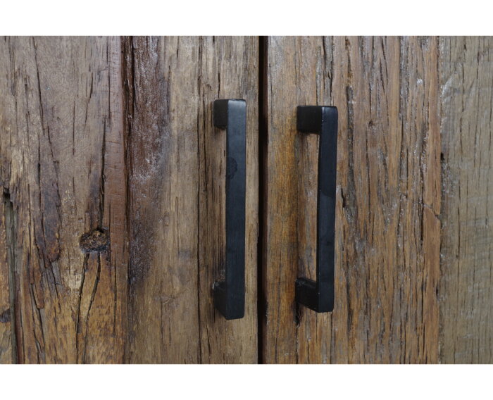 Dressoir Brent gerecycled hout naturel - 200 x 40 x 85 cm