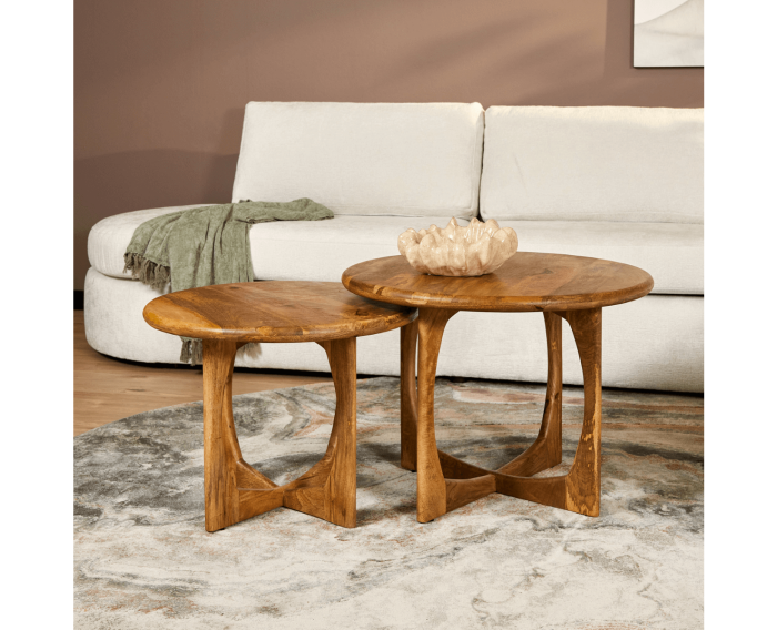 Bijzettafel Milou | Naturel | 60 cm