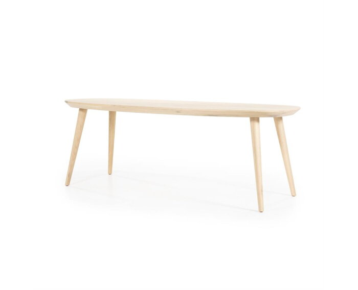 Eettafel Elijah Eiken 220x100cm - naturel | Eleonora