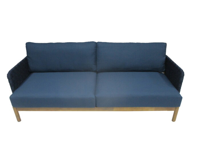 KOLBE 3 SEATER SOFA (000314)  -  STEEL NAVY BLUE