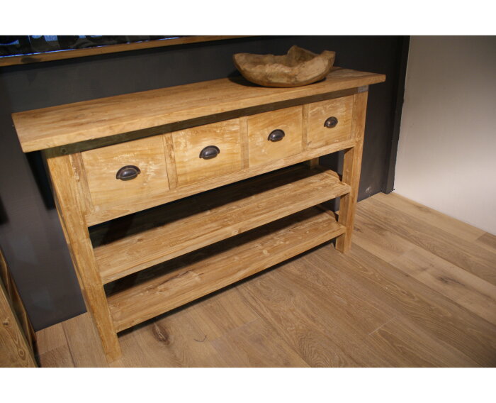 Dressoir / wandtafel Teakhout 140 cm