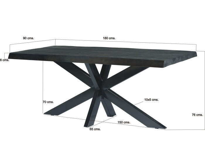 Eettafel Norris Tree Top Spider 180cm