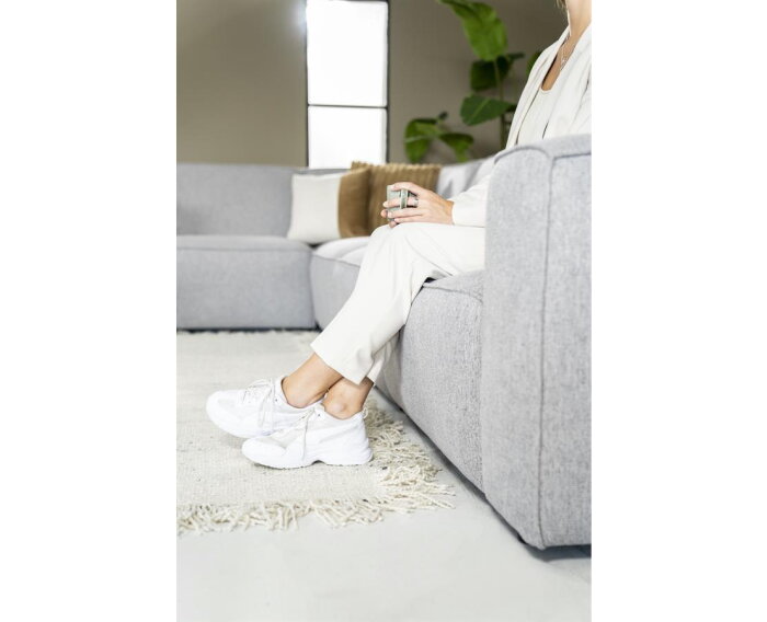 SEVN Amarillo modulaire hoekbank - Leaf steel - 365&times;175&times;82 cm - Stel jouw ideale hoekbank samen
