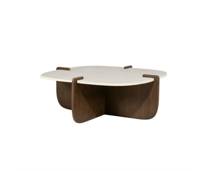 Salontafel Filou 80x80cm - bruin | Eleonora