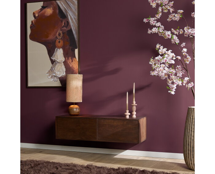 Zwevend tv meubel Vision Brown | 120 cm