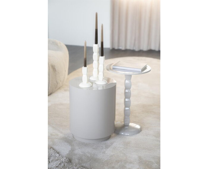Side table Mesita 37x37cm - taupe | BY-BOO
