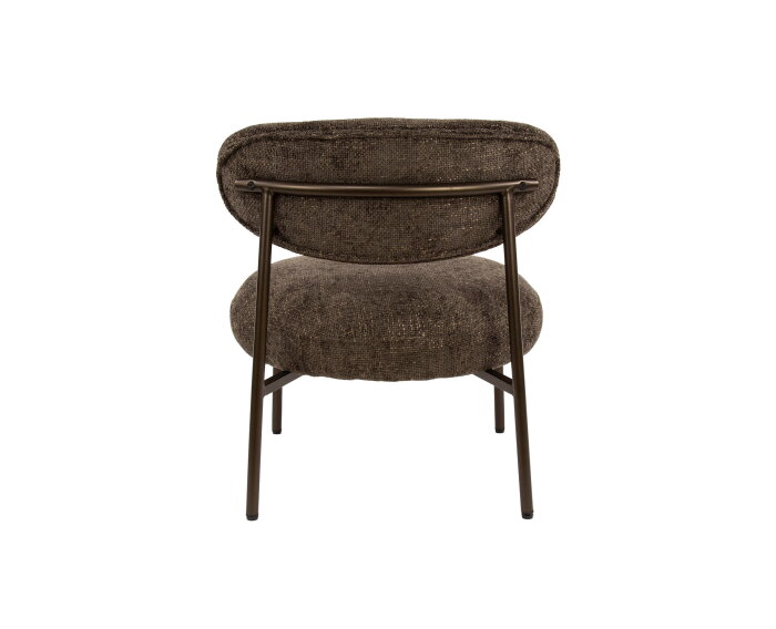 Fauteuil Aiko Japandi - Tissee cargo bruin - 62x67x71 cm