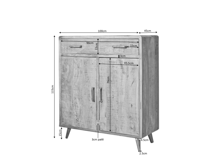 Kabinet kast Omaha | 100 cm