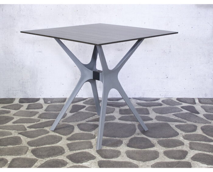 Jasper PP table 80x80cm Stone Grey