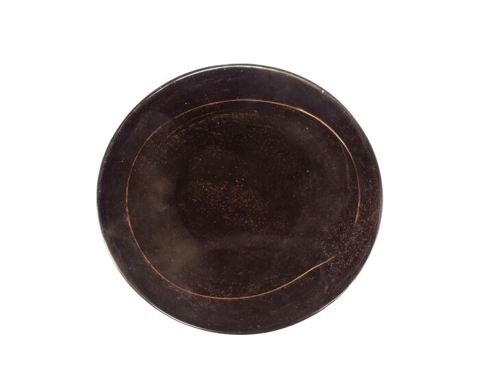 Bijzettafel druppel M Eclips - Koper antiek finish
