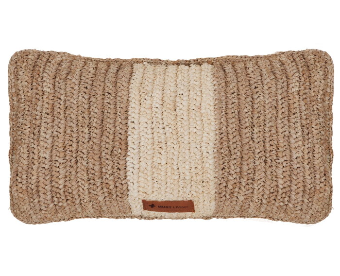 Cushion Menton rectangular - ORDER by 4 pcs,50x30 cm, palmblad