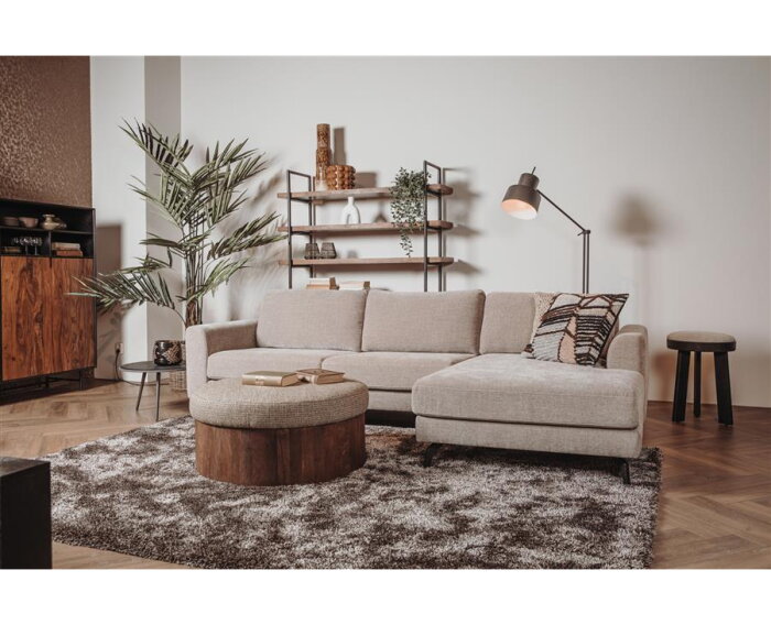 Highlands 2 5-AL + Chaise R - Nature 120 Beige Grey