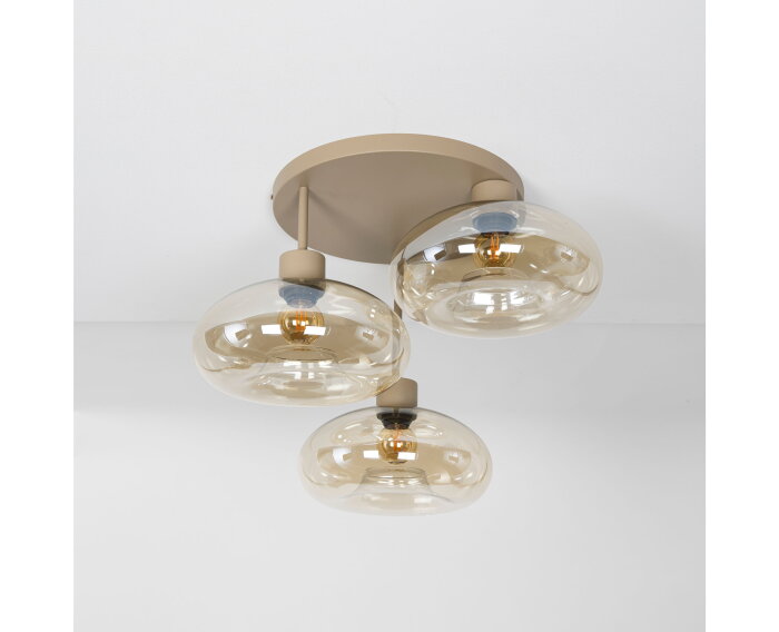 Plafondlamp Serene 3L - Beige