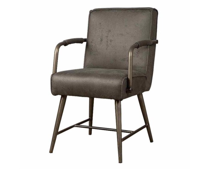 Belmonte Armstoel - fabric Cherokee 1 grey