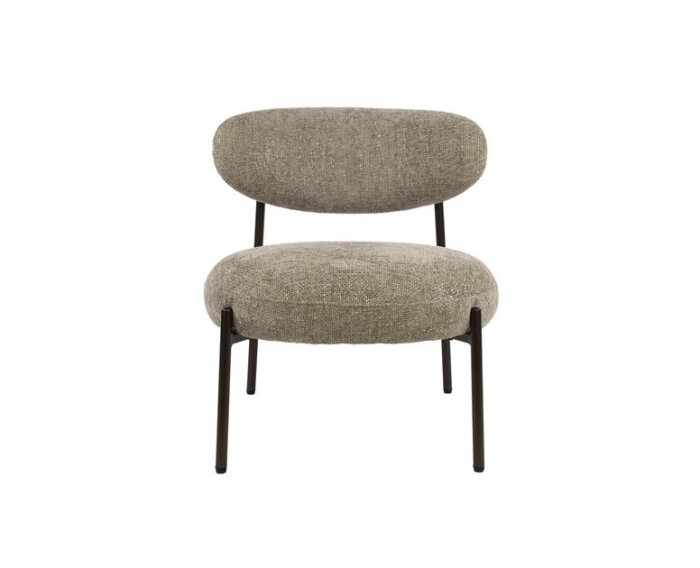 Fauteuil round - Tissee cargo zandkleur