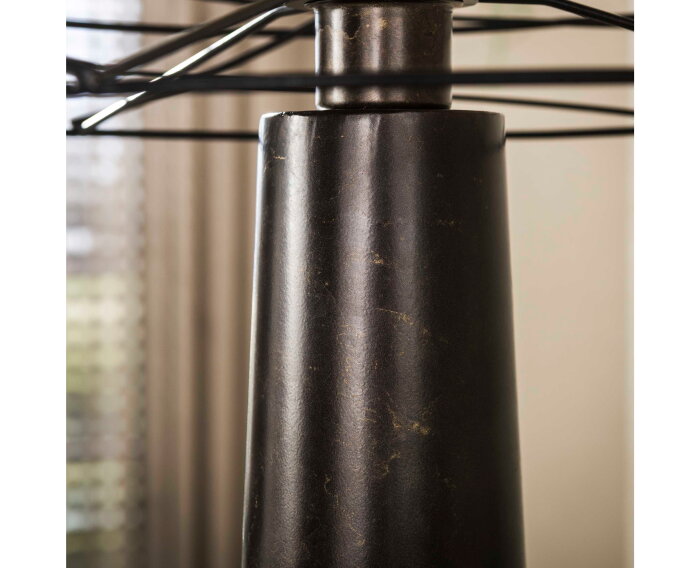 Vloerlamp Curl 1L - Urban bruin