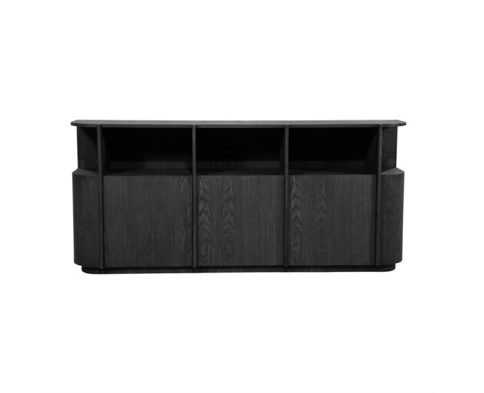 Dressoir Oslo 203x42cm - zwart | Eleonora