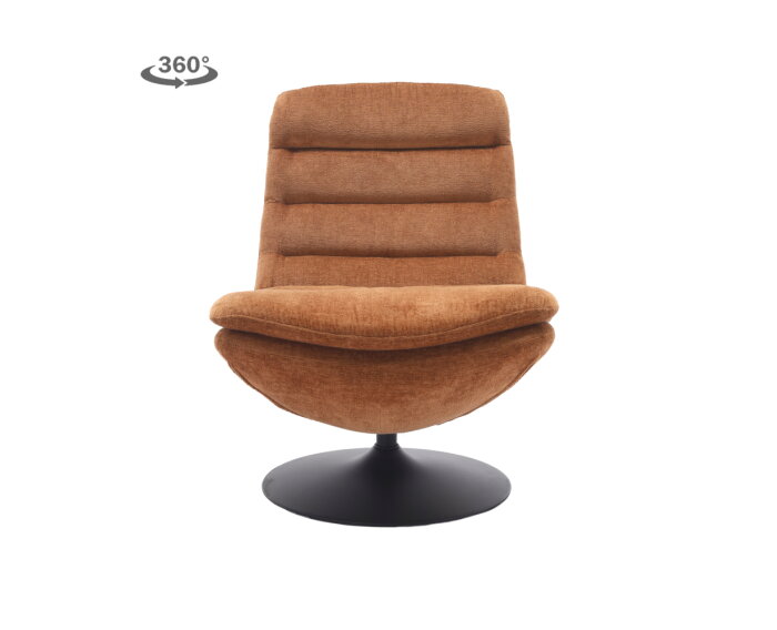 Marano Fauteuil - Harmony 56 caramel brown (draaibaar)